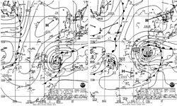 Figure 3. OPC North Atlantic Surface Analysis chart - Click to Enlarge
