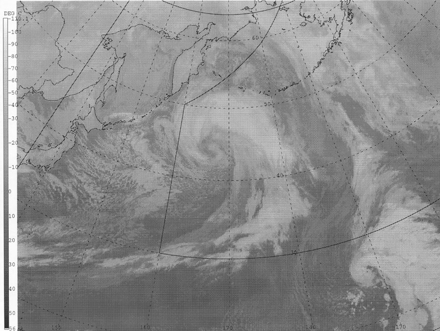 Figure 15. GOES 9 - infrared satellite image - Click to Enlarge