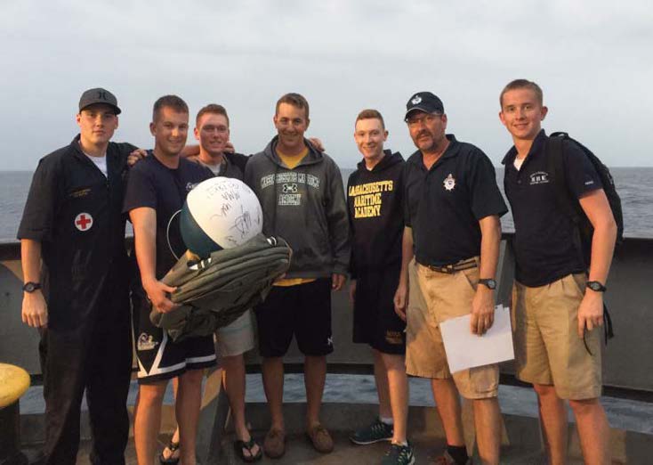 Buoy launch crew