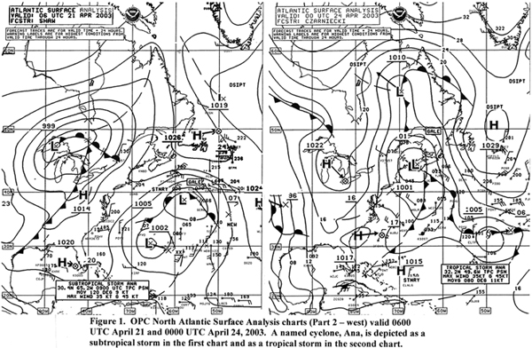 South Atlantic Weather Charts