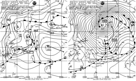 Figure 7 - North Pacific Surface Analysis Chart