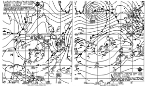 Figure 5 - OPC North Atlantic Surface 
Analysis Chart - click to enlarge