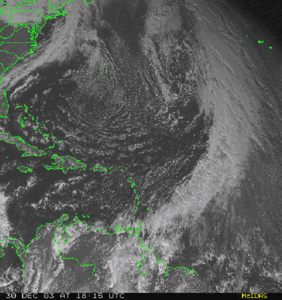 Figure 1 - GOES 12 visible image