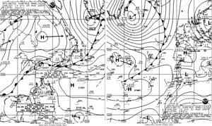 Figure 10. OPC North Atlantic Surface Analysis charts -
Click to Enlarge