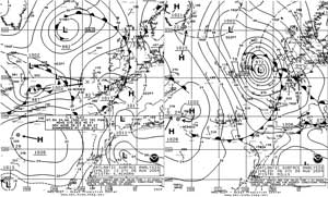 Figure 2. OPC North Atlantic Surface Analysis charts - 
Click to Enlarge