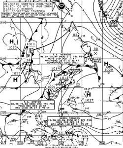 Figure 4. OPC North Atlantic Surface Analysis chart - 
Click to Enlarge