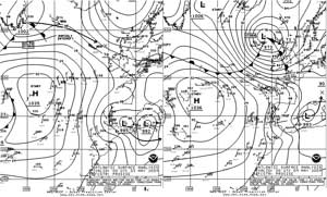 Figure 5. OPC North Atlantic Surface Analysis charts - 
Click to Enlarge