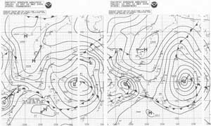 Figure 1. OPC North Pacific Surface Analysis charts - 
Click to Enlarge