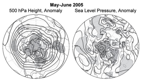 May - June 2005 anomalies image