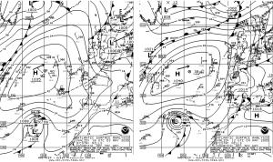 Figure 7.-OPC North Atlantic Surface 
Analysis charts - Click to Enlarge