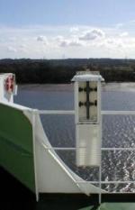 Image of inside of a well-exposed plastic marine 
screen installed on VOSClim ship P & O Nedlloyd Manet - Click to Enlarge
