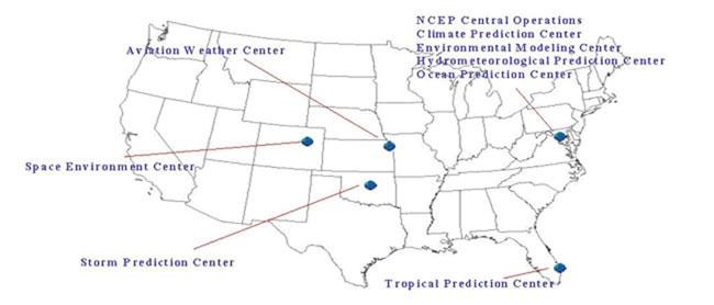 NCEP service centers